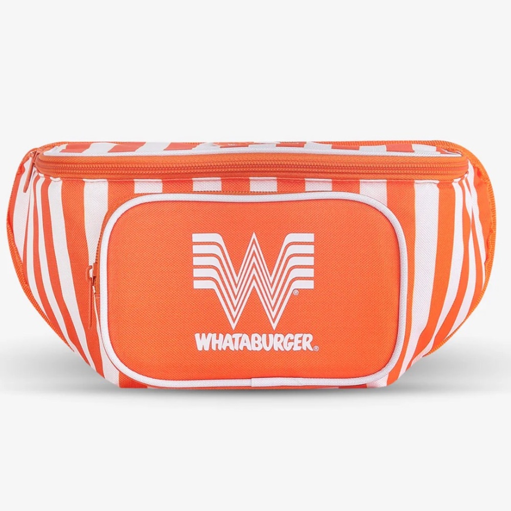 NWT Igloo x Whataburger fanny pack cooler bag, holds 3 cans + front pouch
